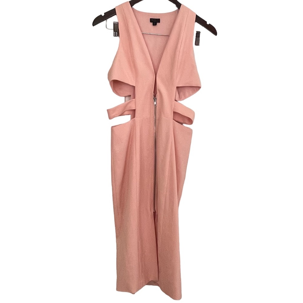 NBD Pink Cut Out Waist Plunge V-Neck Party Cocktail Dress Size Small - Picture 4 of 7